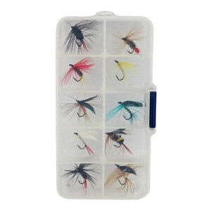 Fladen Fly Set Sorterade Flugor i ask