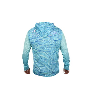  Sea Horse Special Angler Uv T-Shrt Blue Wave 3XL