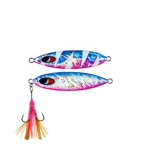 Noeby 1005n 90mm 80g Nj007 Blue Pink Glow Slow Jig