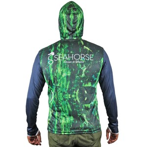  Sea Horse W.W Pro Angler Uv T-Shrt Green V.Medium