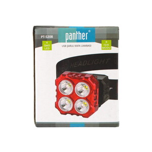 Panther Pt-5208 Usb Şarjlı Kafa Lambası