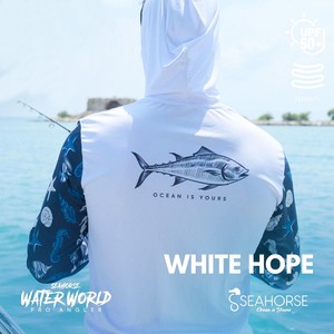  Sea Horse W.W Pro Angler Uv T-Shrt White H.2XLrge