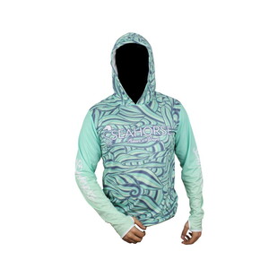  Sea Horse Special Angler Uv T-Shrt Green Wave 3XL