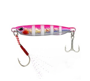 Sea Horse Slim Jig 50 Mm 10 Gr Pink Zebra Glow