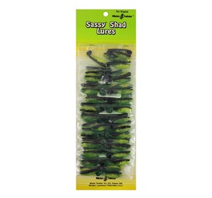  Mister Twister Shad Lures Yeşil Silikon Set 72 Adt