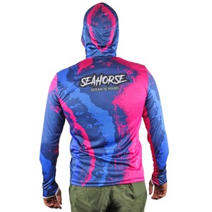  Sea Horse W.W Pro Angler Uv T-Shrt BlueP.L Medium